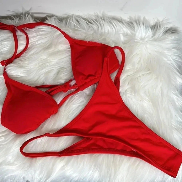 SHEIN Red Swim suit - Picture 4 of 5